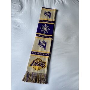 Los Angeles Lakers Scarf Purple Gold NBA Basketball Winter Christmas 2023 SGA